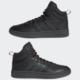 adidas Hoops 3.0 Mid WTR Mens Boots Black GZ6681