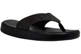 Soft Science Skiff Flip Flop Canvas UC0028TBK~True Black/Black~Canvas~Flip Flops