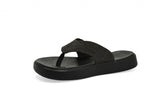 Soft Science Skiff Flip Flop Canvas UC0028BLK~Black~Canvas~Flip Flops