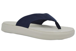 Soft Science Skiff Flip Flop Canvas UC0028BLU~Blue~Canvas~Flip Flops