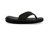 Soft Science Skiff Flip Flop Canvas UC0028TBK~True Black/Black~Canvas~Flip Flops